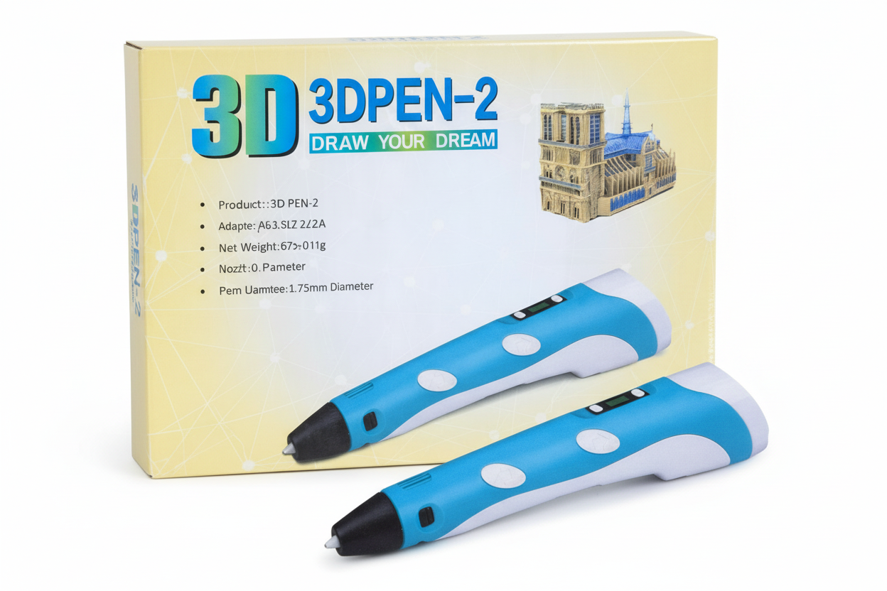 3D Pen for 3D Printing, 3D printing Drawing Pen with 3 x 1.75mm ABS/PLA Filament for Creative Modelling, USB 3D pen, Creative Learning for Children Kids as Toys, DIY Arts & Crafts Boy Girls