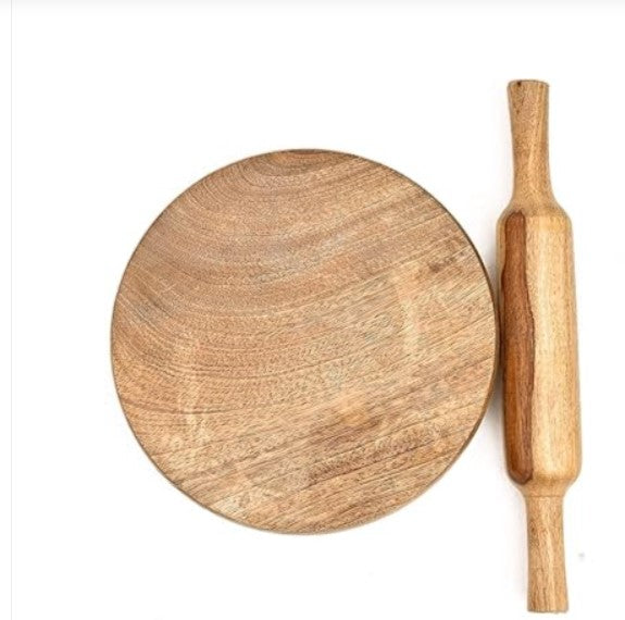 Generic Wooden Chakla Belan Set Roti Maker