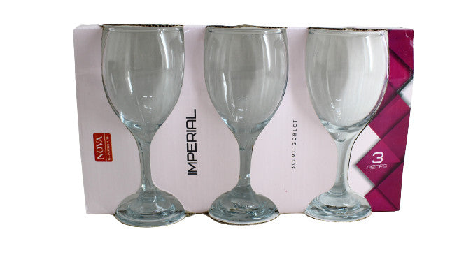 3-Piece Wine Glass Set