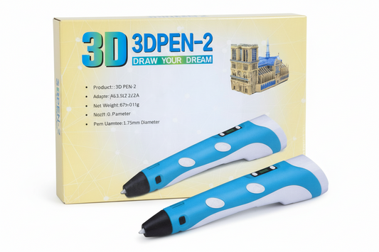 3D Pen for 3D Printing, 3D printing Drawing Pen with 3 x 1.75mm ABS/PLA Filament for Creative Modelling, USB 3D pen, Creative Learning for Children Kids as Toys, DIY Arts & Crafts Boy Girls