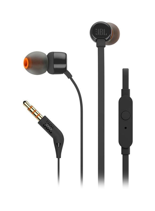 JBL Tune 110 Wired In-Ear Headphones: Deep Pure Bass, Tangle-Free Cable, Comfort Fit
