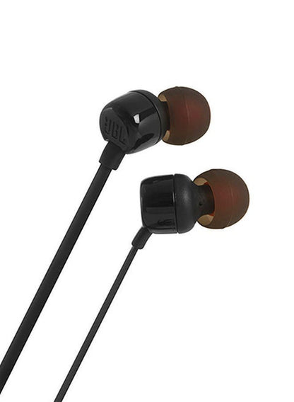 JBL Tune 110 Wired In-Ear Headphones: Deep Pure Bass, Tangle-Free Cable, Comfort Fit