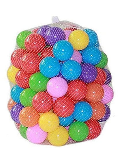 50-Piece Soft Crush-Proof Ocean Pit Toy Balls Multicolored Play Set for Toddlers