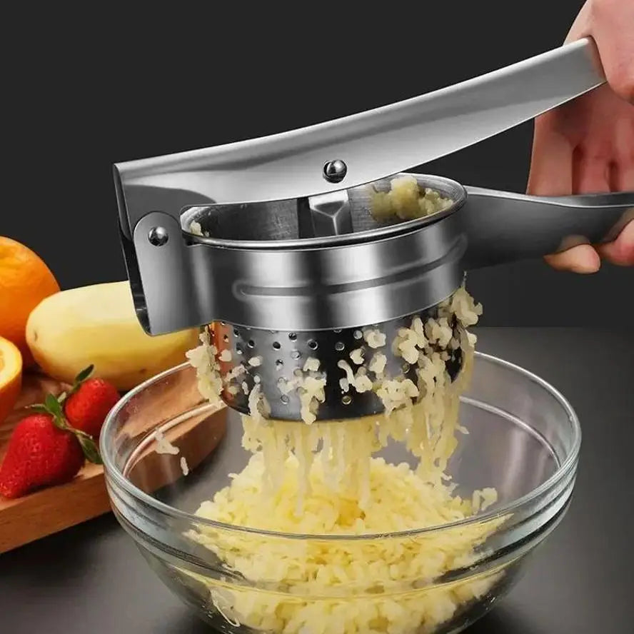 New 1 Pcs Stainless Steel Potato Machine For Potato Fruit Vegetable Juicer Presser Potato Mashers Ricers Kitchen Cooking Tools