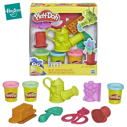 Original Hasbro Play-Doh Clay and Tools Set Kit Safe and Non-toxic Party Game Plasticene Education Toys School Gift for Children