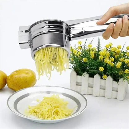 New 1 Pcs Stainless Steel Potato Machine For Potato Fruit Vegetable Juicer Presser Potato Mashers Ricers Kitchen Cooking Tools