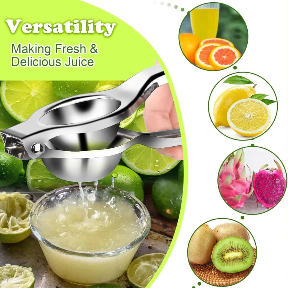 Stainless Steel Lemon Squeezer Manual Lemon Clip Processor Household Orange Citrus Juicers Fruit Pressing Kitchen Accessories
