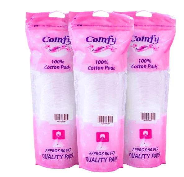 Feah Comfy Cotton Pads 80×3 Pcs