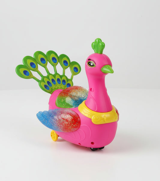 Beautiful B/O Peacock 3D Lights for Kids