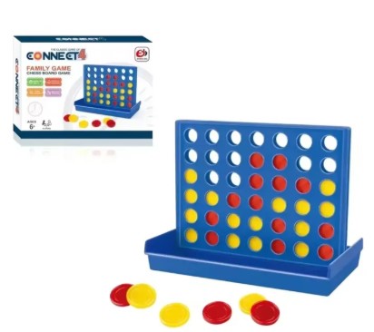 Four In A Row Connect Classic Family Board Game Toys Fun Educational Toy For Kids