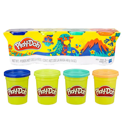 Original Hasbro Play-Doh Clay and Tools Set Kit Safe and Non-toxic Party Game Plasticene Education Toys School Gift for Children