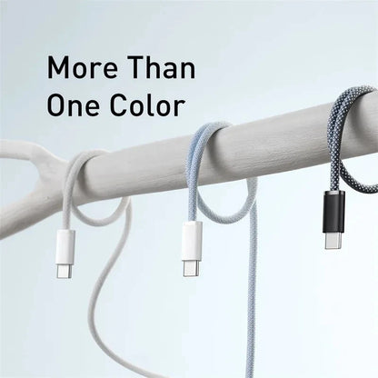 Original USB-C Cable For Apple iPhone 15 Pro Max PD 60W Fast Charging For Huawei Xiaomi Samsung Type C Weaving Cable Accessories