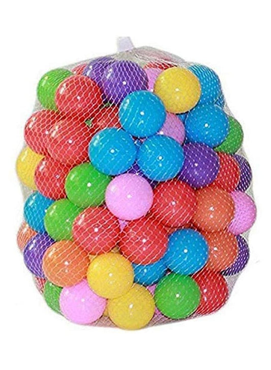 50-Piece Soft Crush-Proof Ocean Pit Toy Balls Multicolored Play Set for Toddlers
